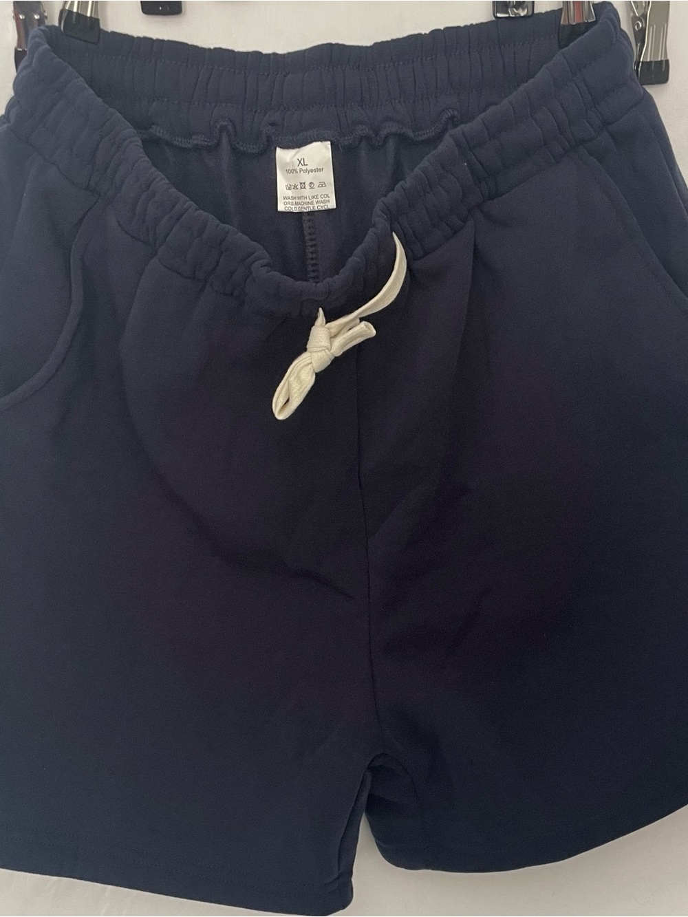 Men's Athletic Drawstring Shorts - Navy